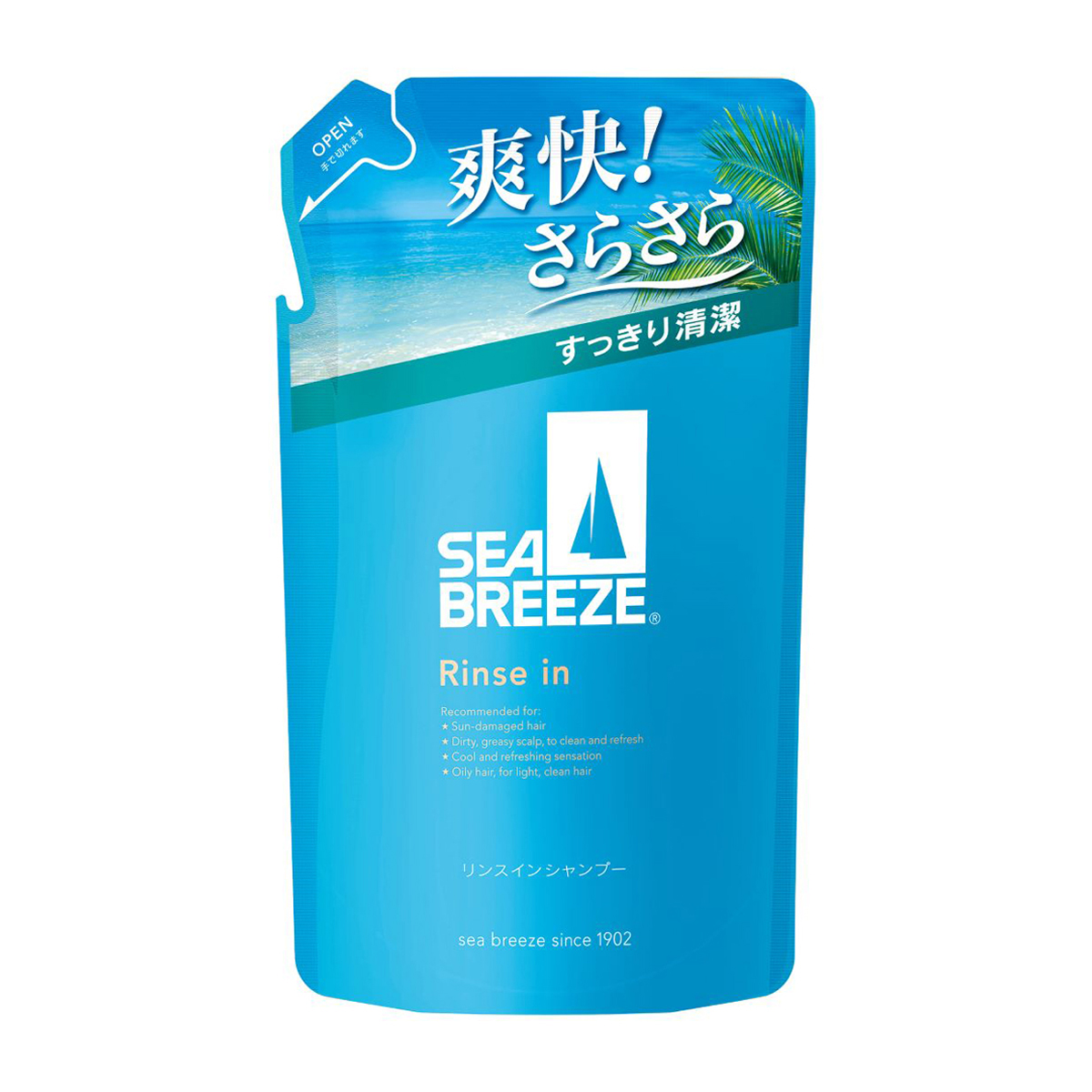 SEA BREEZE リンスインシャンプー f つめかえ 330ml