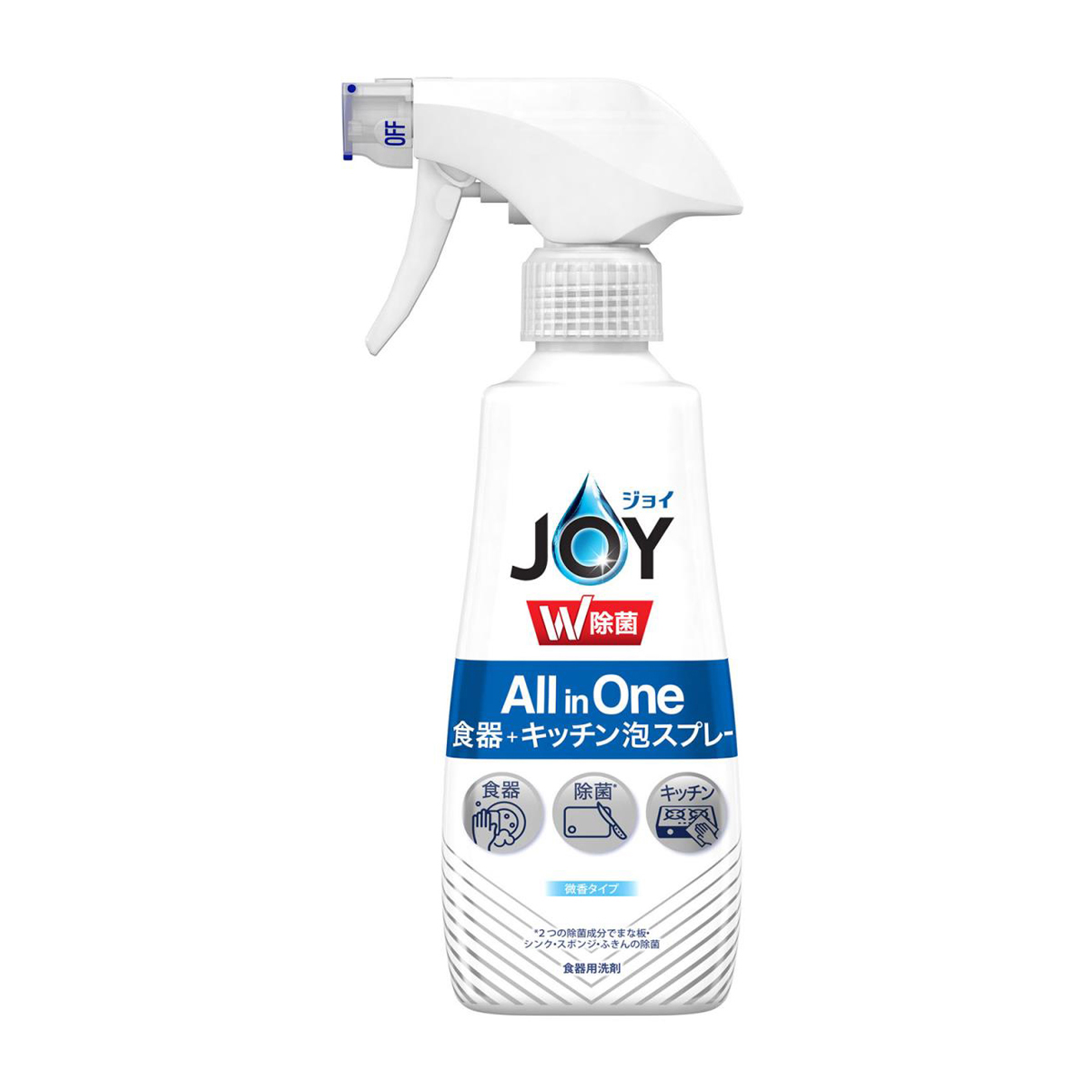 ジョイ W除菌 All in One 食器+キッチン 泡スプレー 微香タイプ 本体 275ml