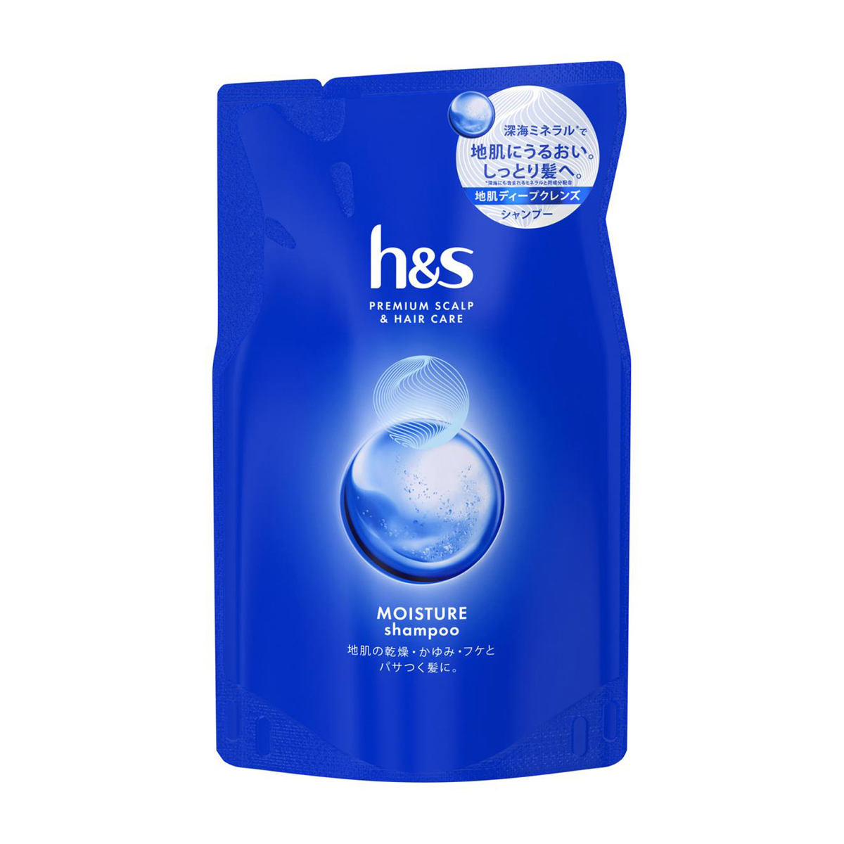 h&s モイスチャー シャンプー つめかえ 315ml