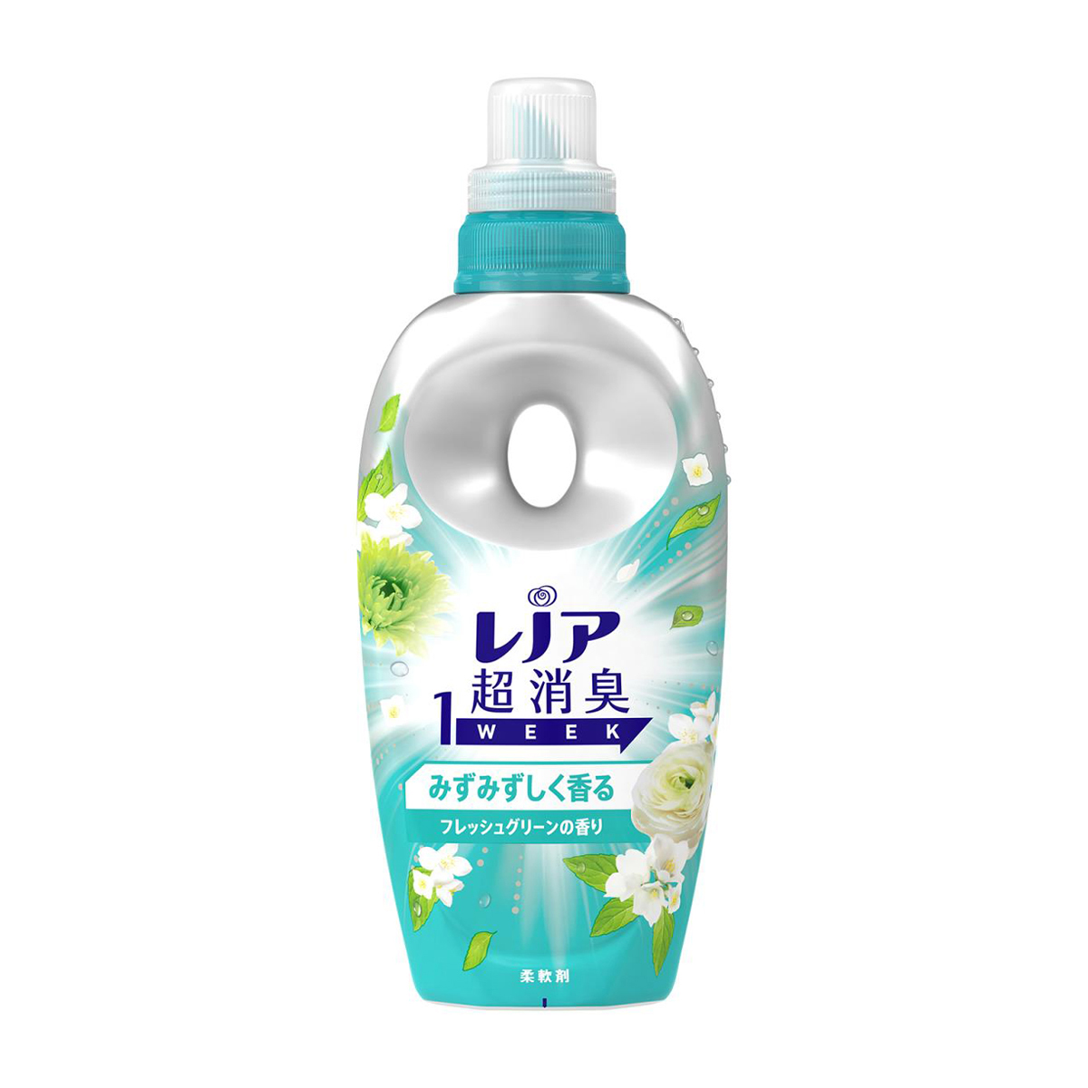 レノア 超消臭1WEEK 柔軟剤 みずみずしく香るフレッシュグリーンの香り 本体 490ml