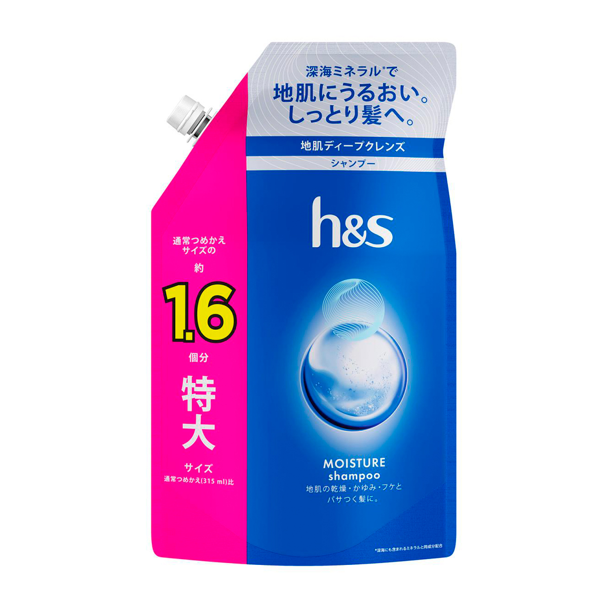 h&s モイスチャー シャンプー 詰め替え 特大 500ml