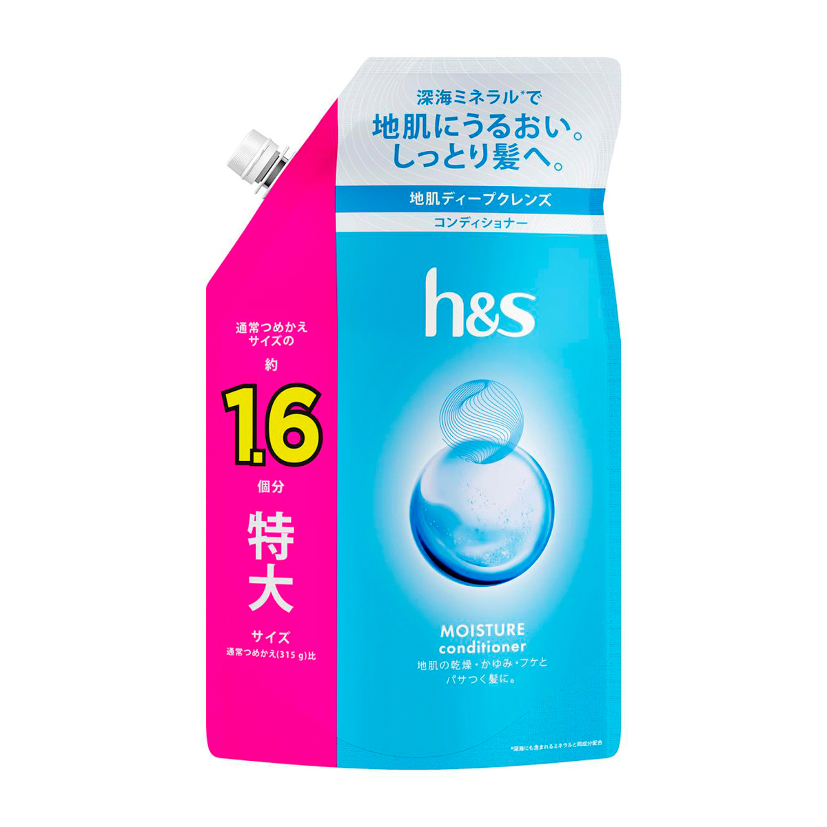 h&s モイスチャー コンディショナー 詰め替え 特大 500g