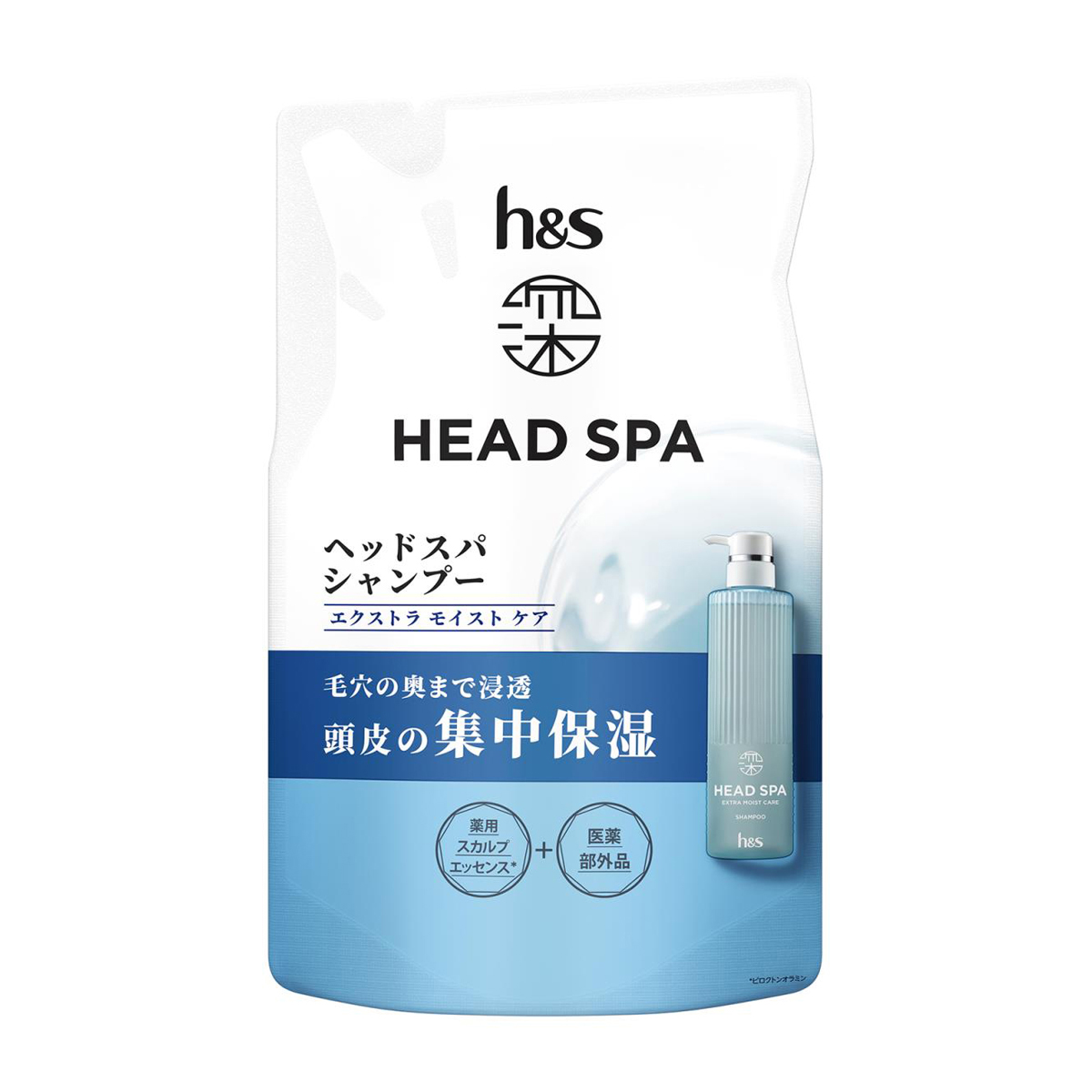 h&s 深ヘッドスパ エクストラ モイスト ケア シャンプー 詰め替え 350g