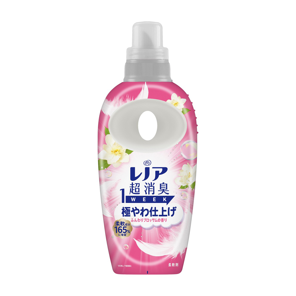 レノア　超消臭１ＷＥＥＫ　柔軟剤　極やわ仕上げ　ふんわりブロッサムの香り　本体　４９０ｍｌ