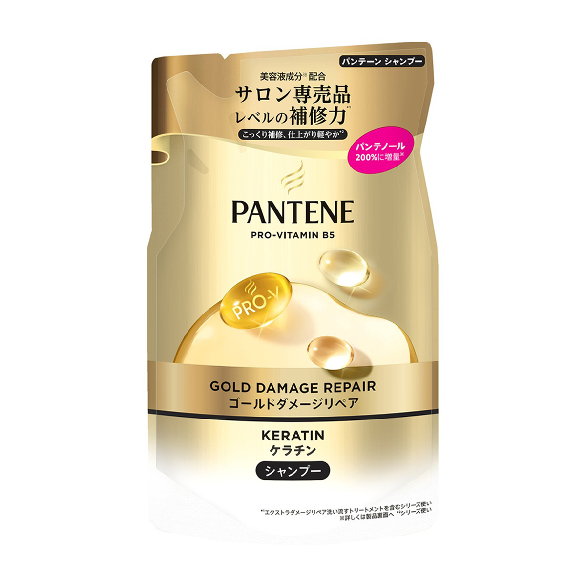 パンテーン　ゴールドダメージリペア　シャンプー　詰め替え　２６０ｇ