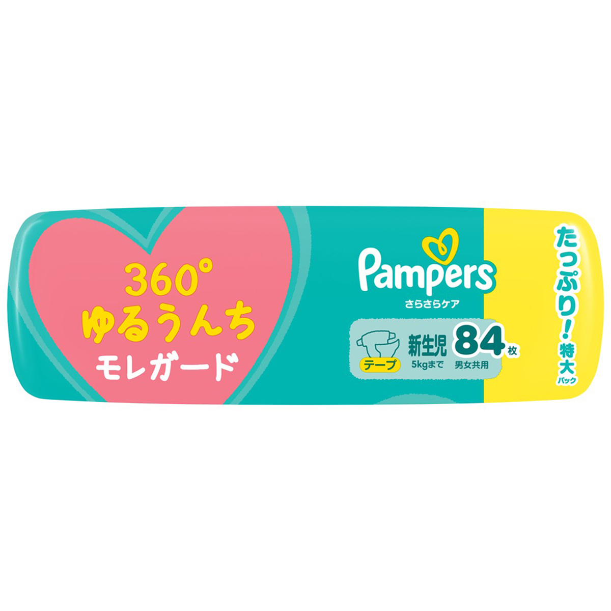 パンパース　さらさらケア　テープ　新生児サイズ（５ｋｇまで）　８４枚