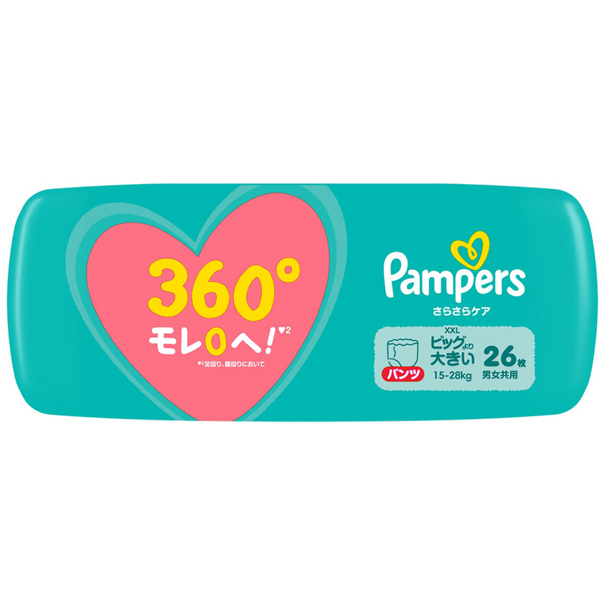 パンパース　さらさらケア　パンツ　ビッグより大きいサイズ（１５～２８ｋｇ）　２６枚