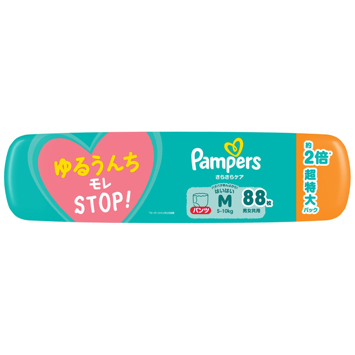 パンパース　さらさらケア　パンツ　Ｍはいはいサイズ（５～１０ｋｇ）　８８枚