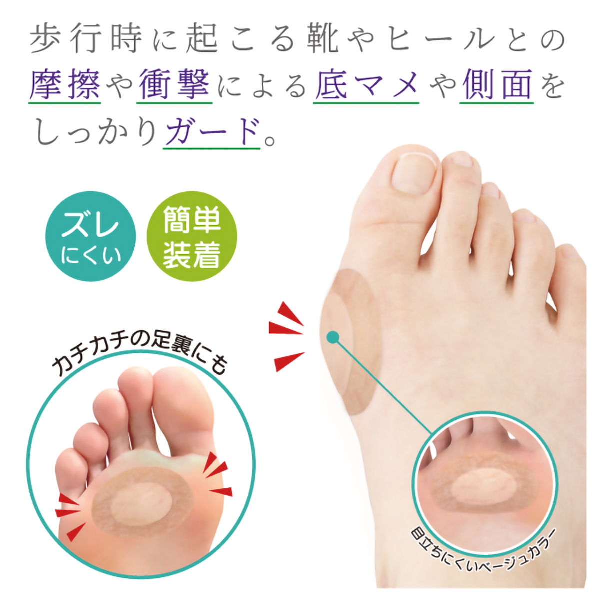 「まめまもーる」 クッションケアテープ