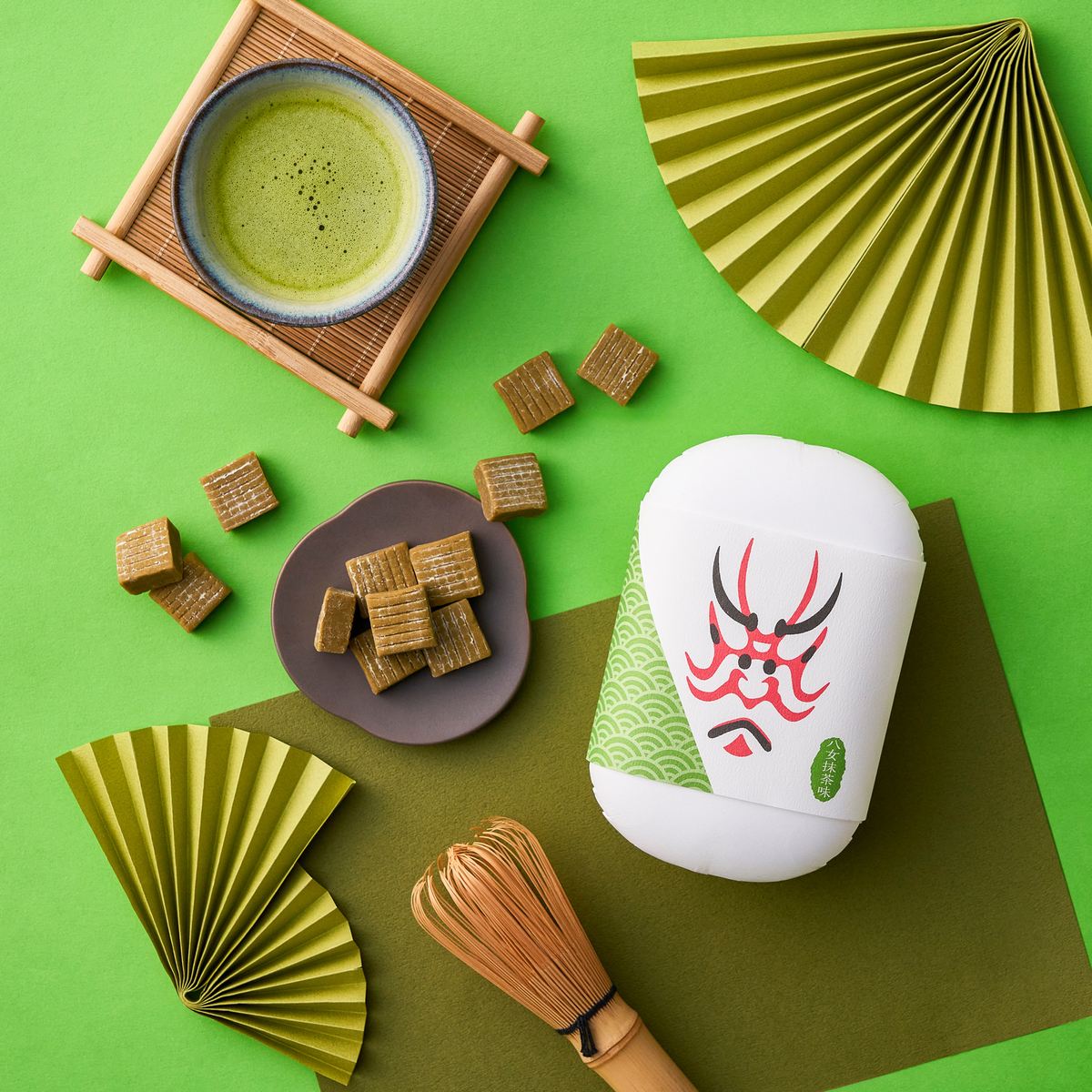 半生キャラメル 八女抹茶【菓匠むら里】