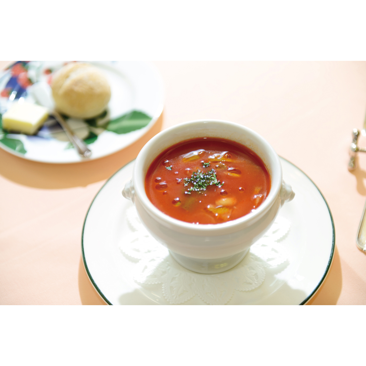 冷凍】シェ松尾 季節の野菜トマトブイヨンスープ | かぜとゆき