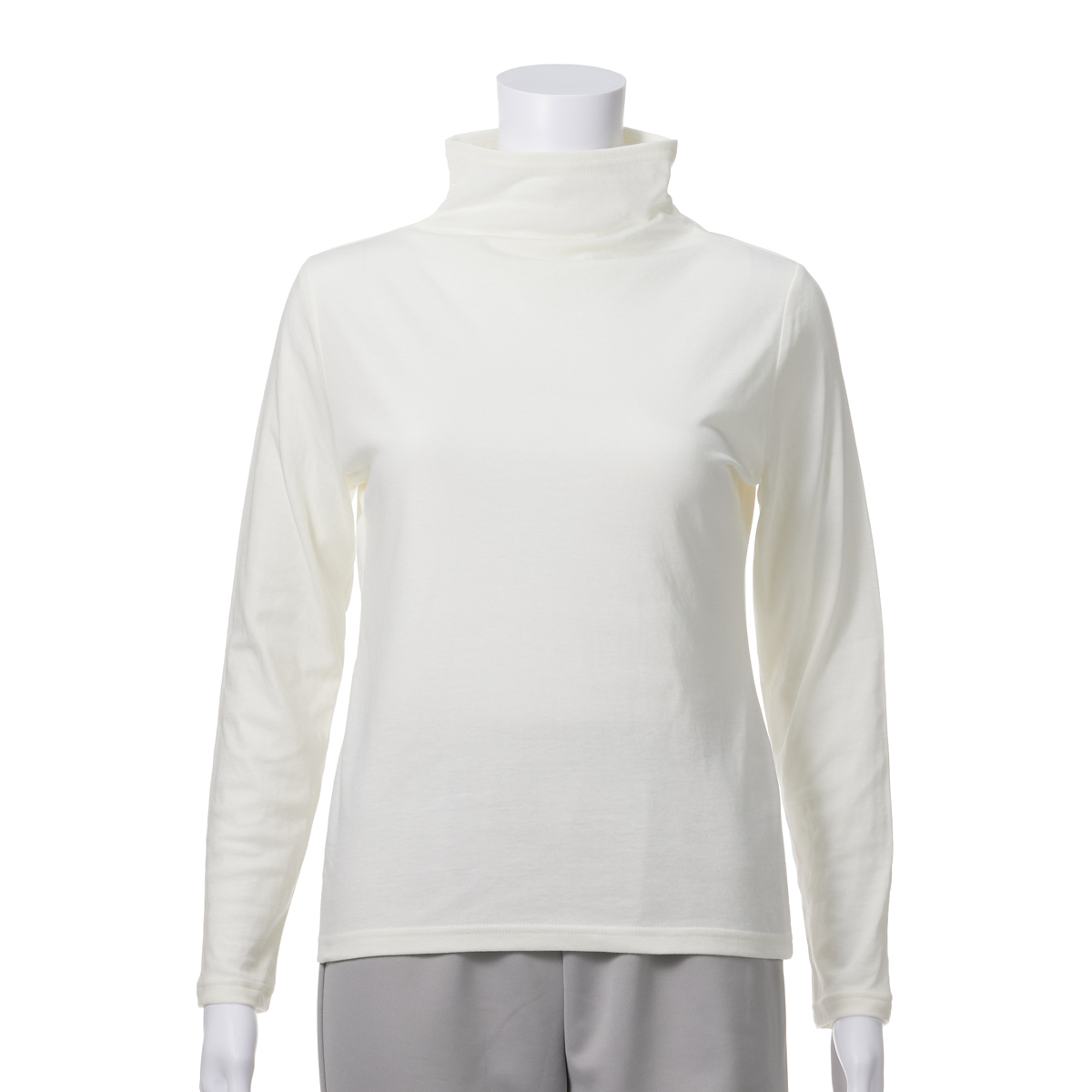 【COSA-NOSTRA】コットンカシミアボトルネックプルオーバー