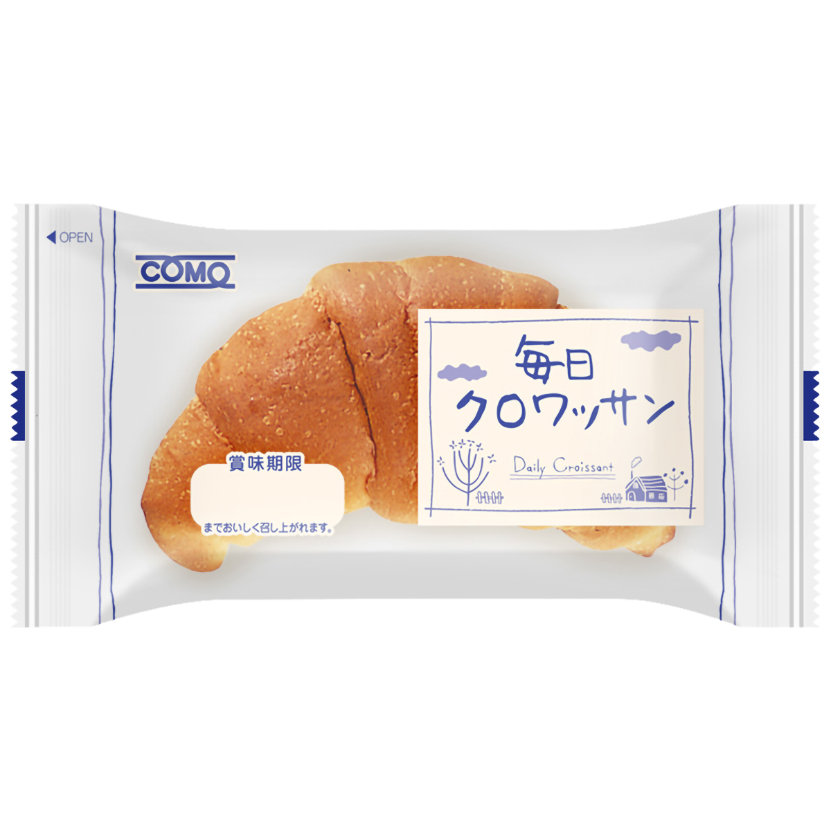 ②コモの毎日クロワッサン　8箱×16個入り　合計128個 コモ】毎日クロワッサン（箱売16個） | かぜとゆきオンラインショップ