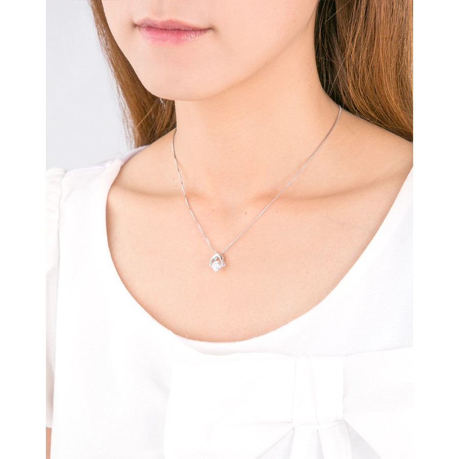 ここたん Button Works ボタンワークス シルバーコイン ネックレス
