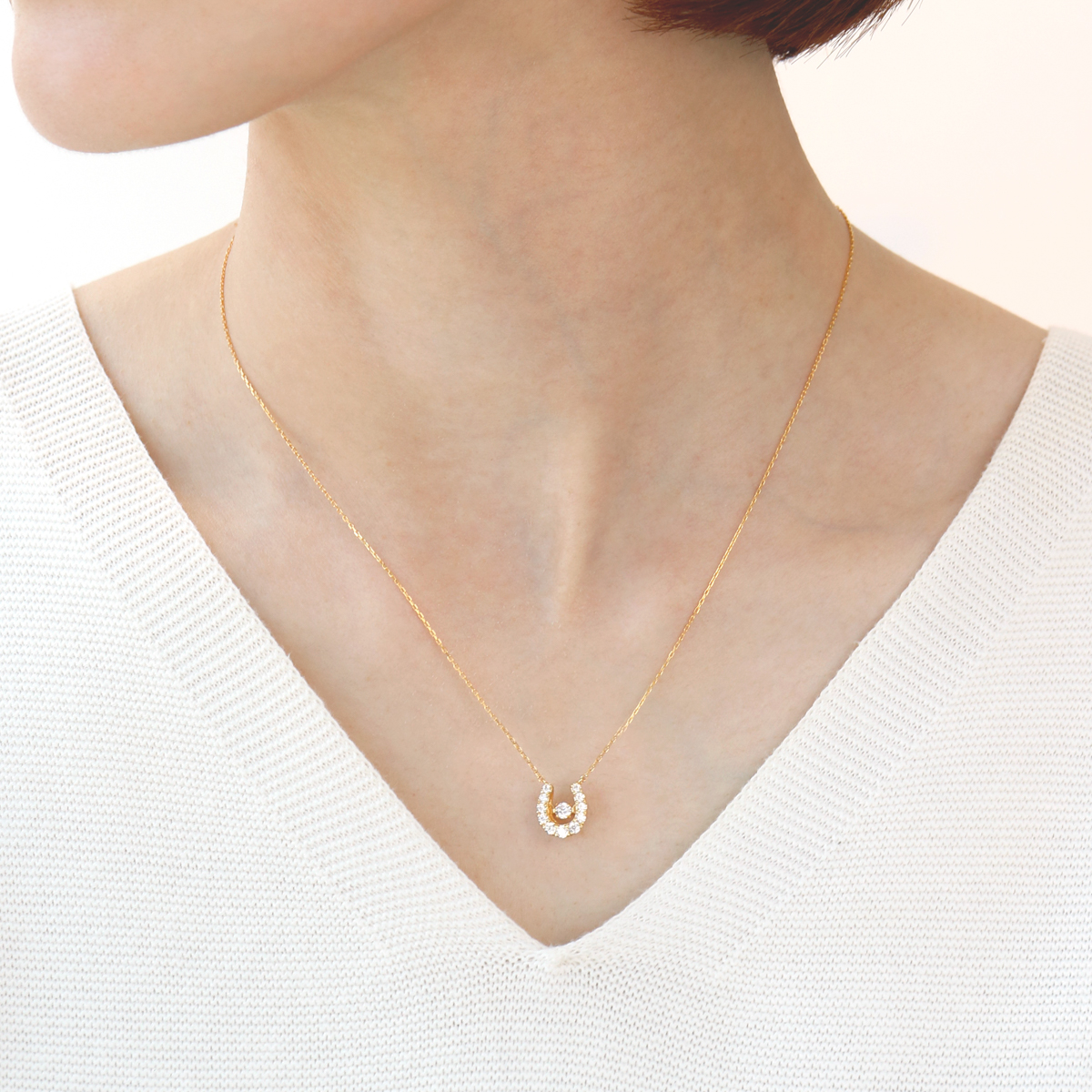 ダンシングストーン ホースシュー ペンダント