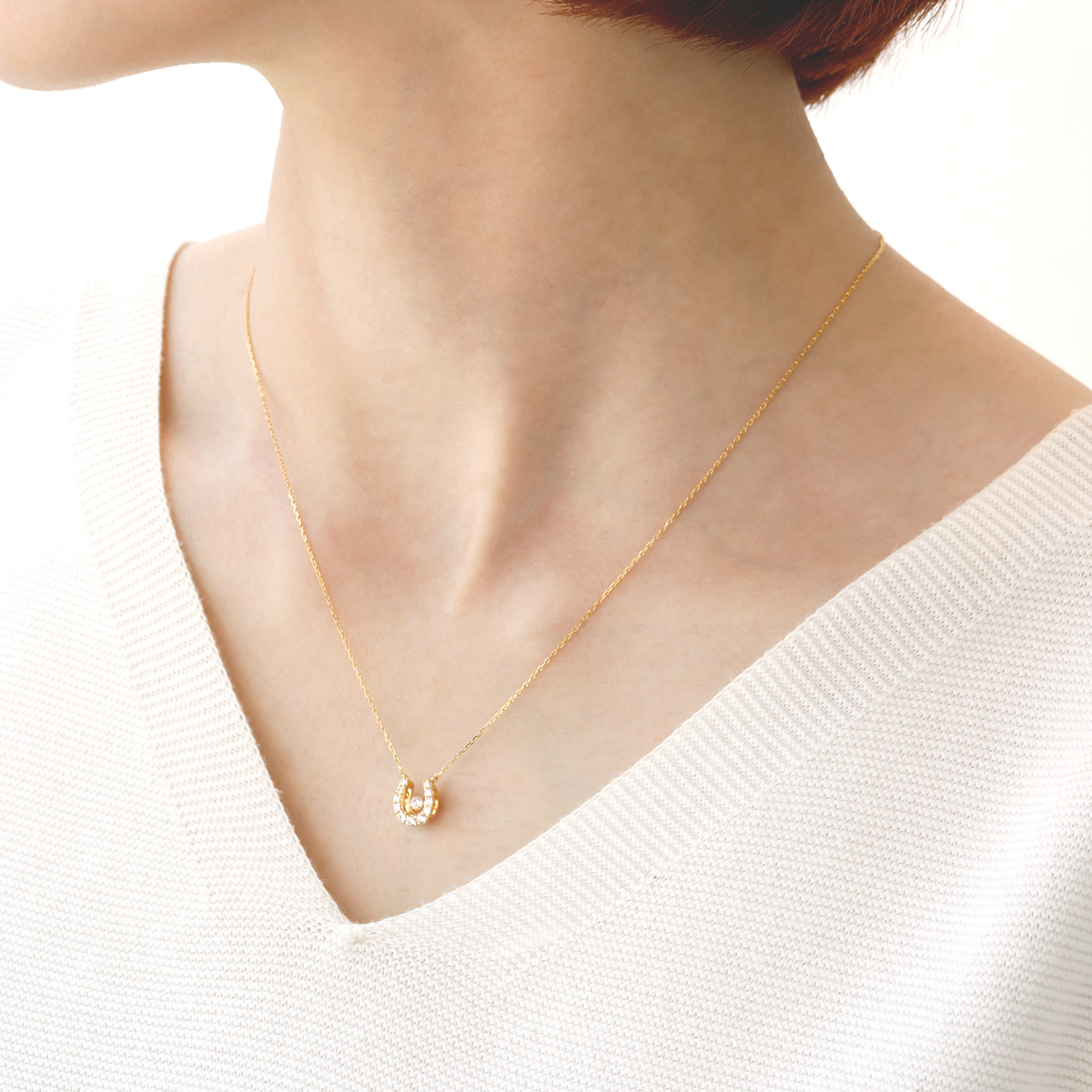 ダンシングストーン ホースシュー ペンダント