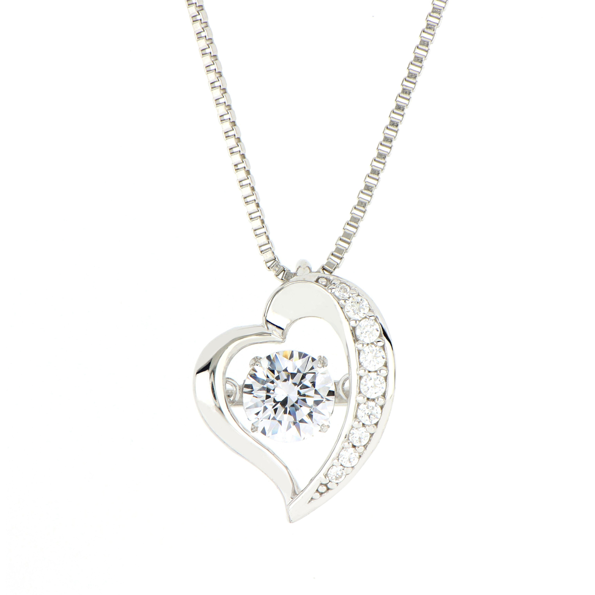 ダンシングストーン ハート ペンダント