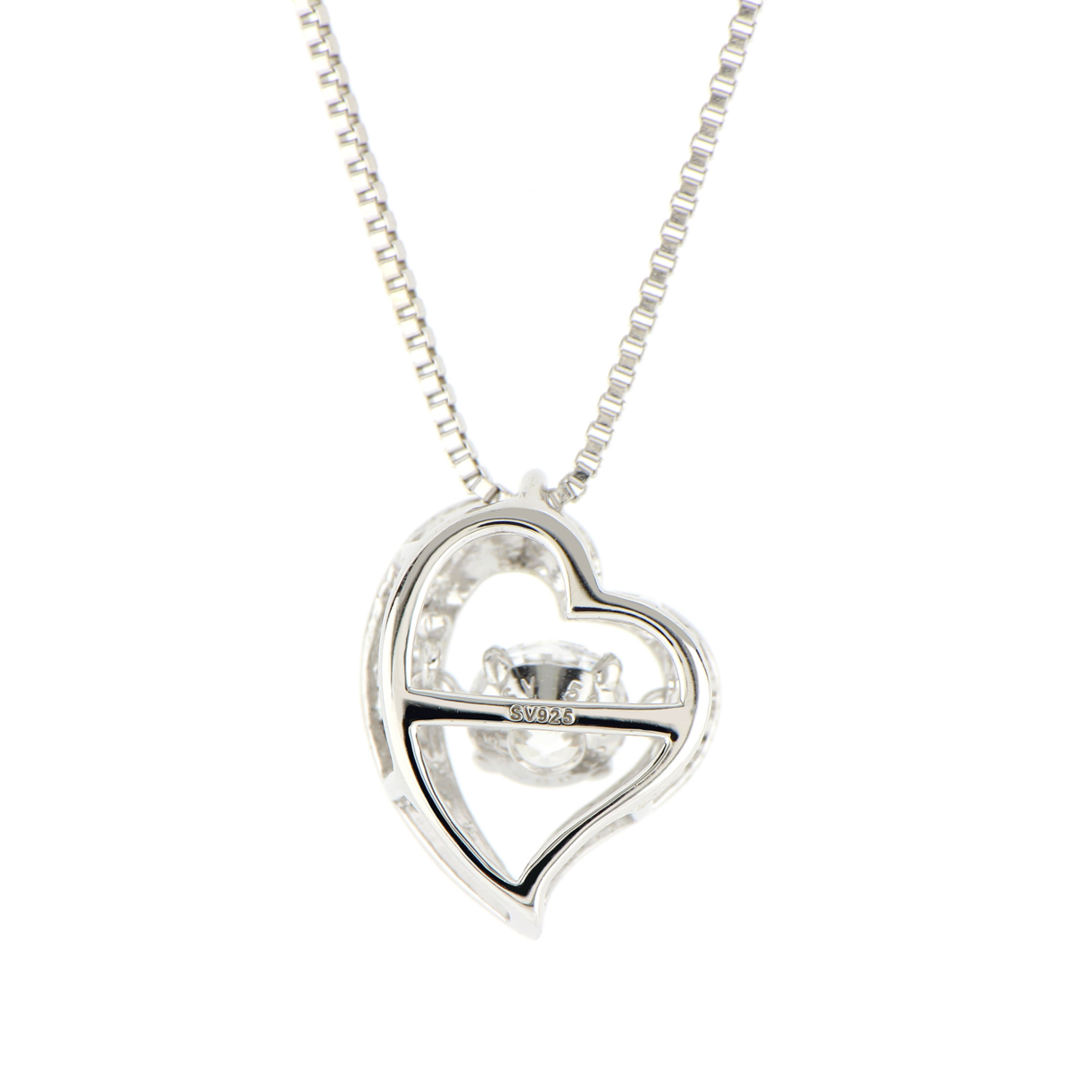 ダンシングストーン ハート ペンダント