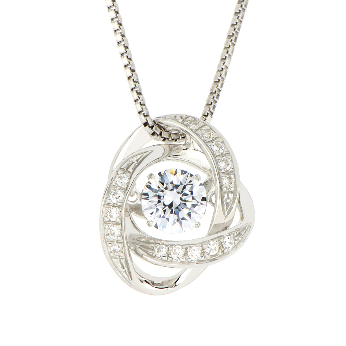 ダンシングストーン エタニティ ペンダント