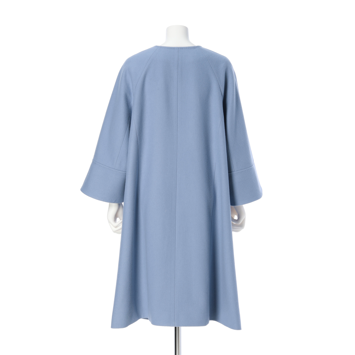 【ミラ・ショーン】ベルスリーブ・コート（ブルー）