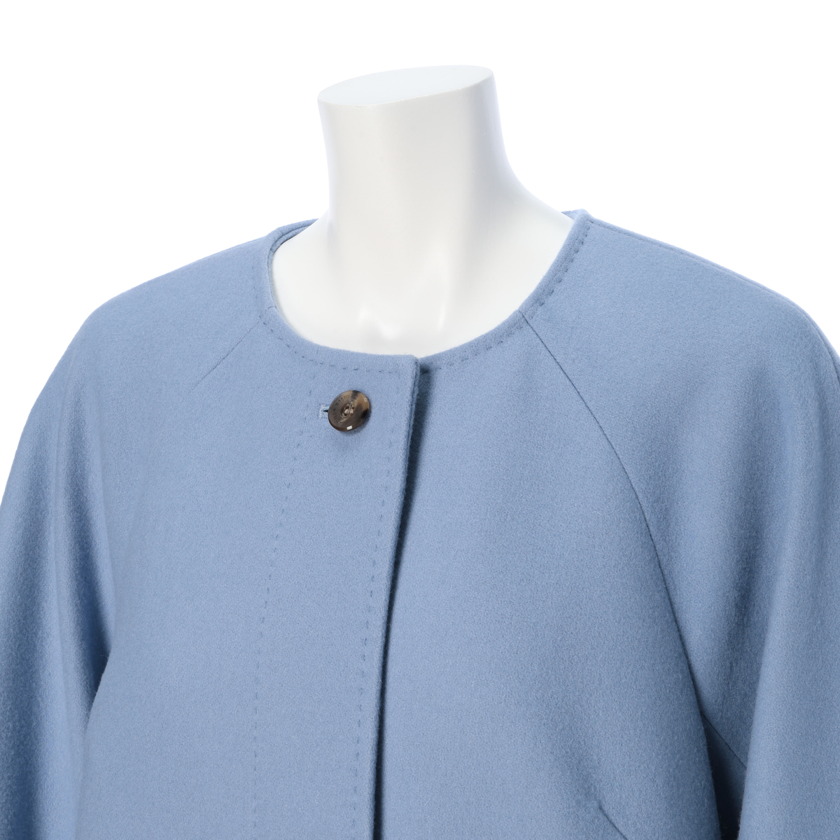 【ミラ・ショーン】ベルスリーブ・コート（ブルー）