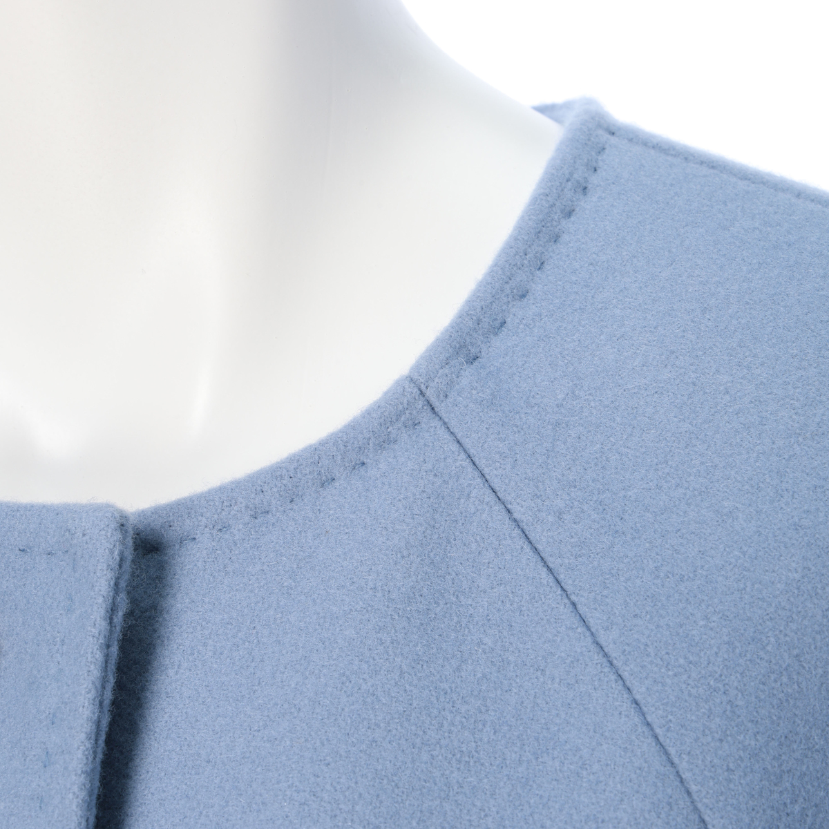 【ミラ・ショーン】ベルスリーブ・コート（ブルー）