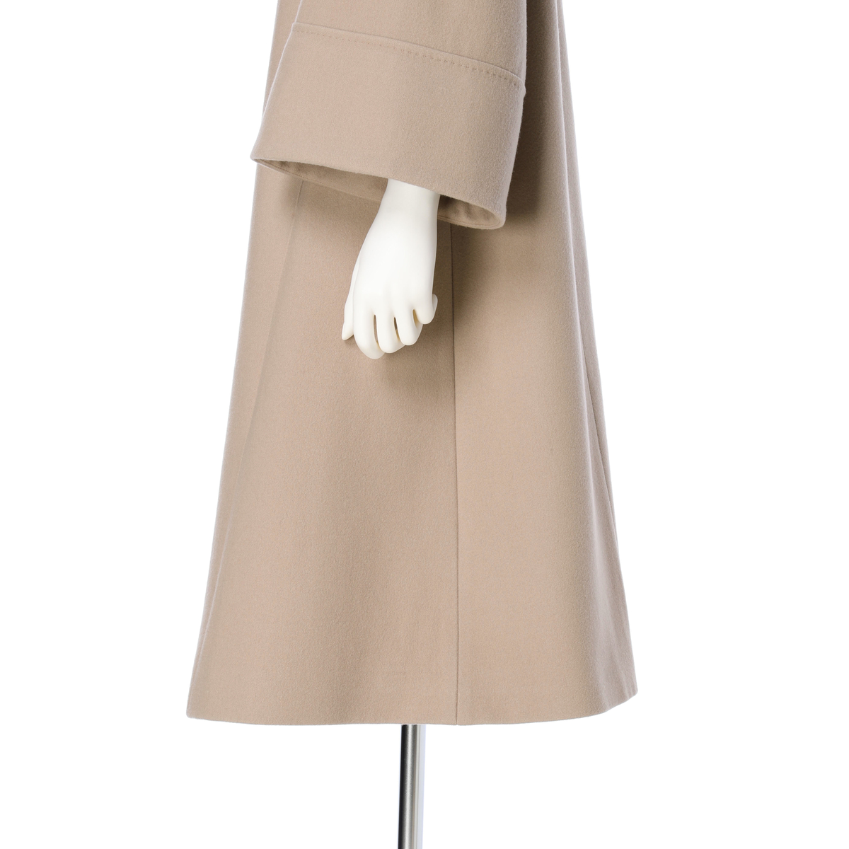 【ミラ・ショーン】ベルスリーブ・コート（グレージュ）