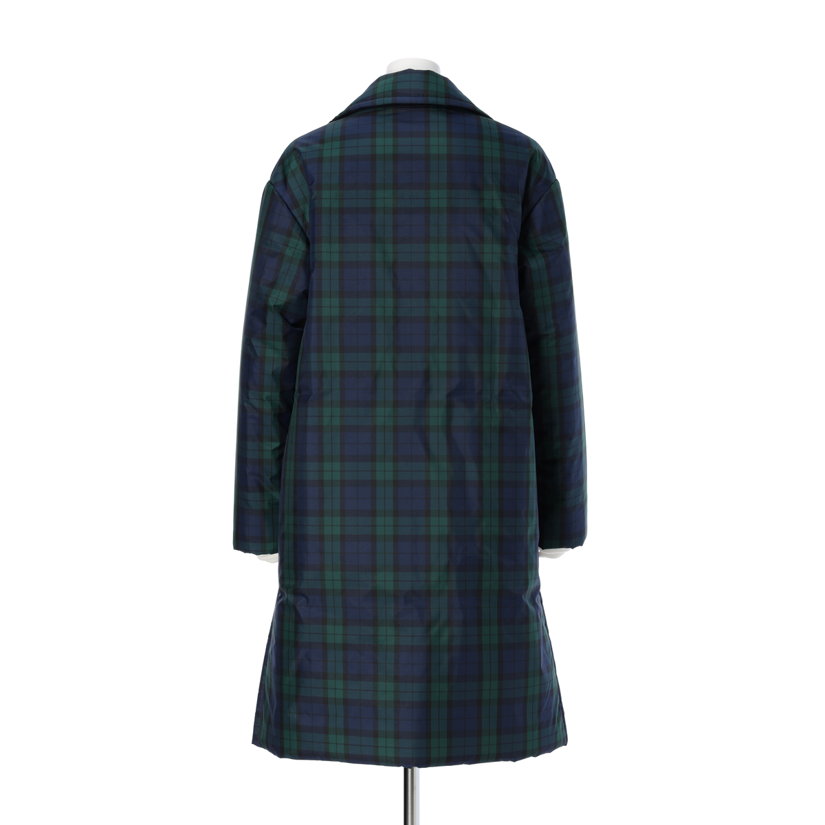 【49AVジュンコシマダ】ブラックウォッチ 撥水中綿コート