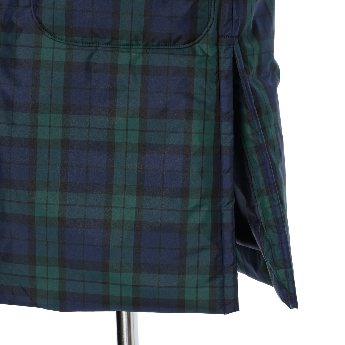 【49AVジュンコシマダ】ブラックウォッチ 撥水中綿コート