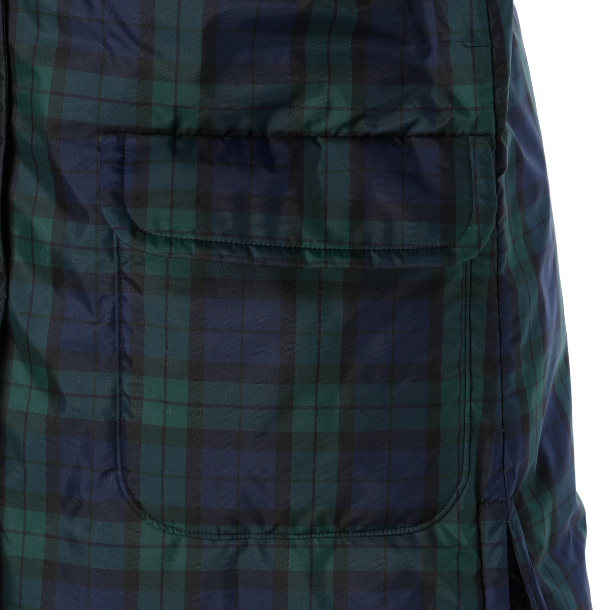 【49AVジュンコシマダ】ブラックウォッチ 撥水中綿コート