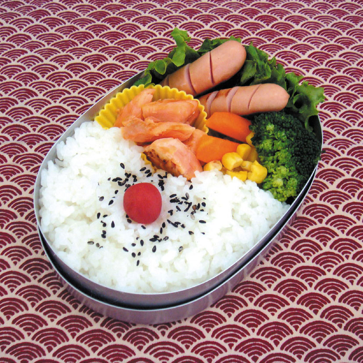 アルミ弁当箱小判型S