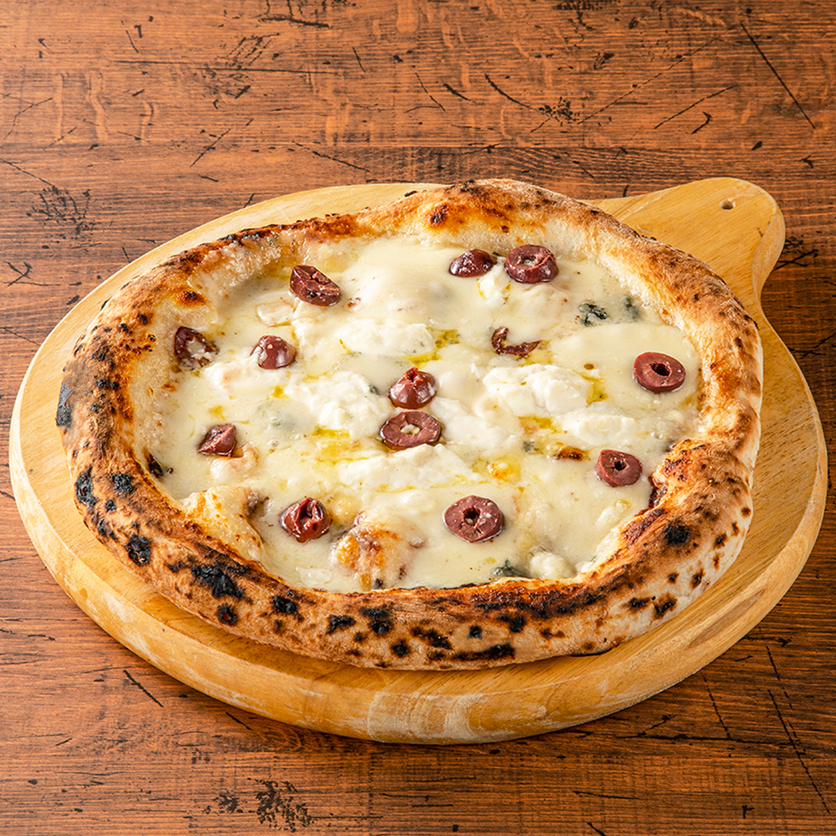 【冷凍】HOKKAIDO PIZZA 厳選北海道産チーズのフォルマッジ(デルソーレ) 260624