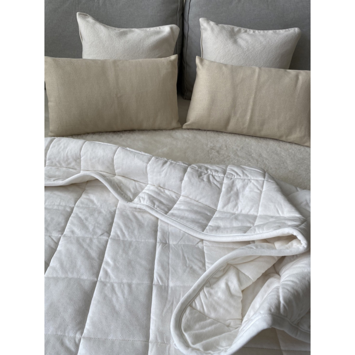 京都府認定　PREMIUM　WOOL　ライトウェイト掛けふとん