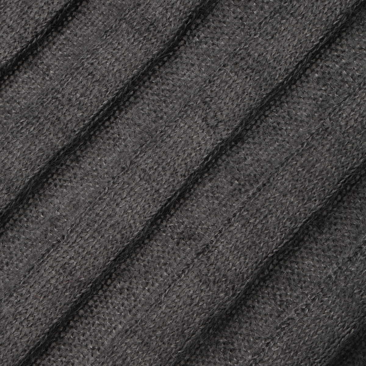 【GAUGE】モヘアシルク　ワイドリブモックネックプルオーバー