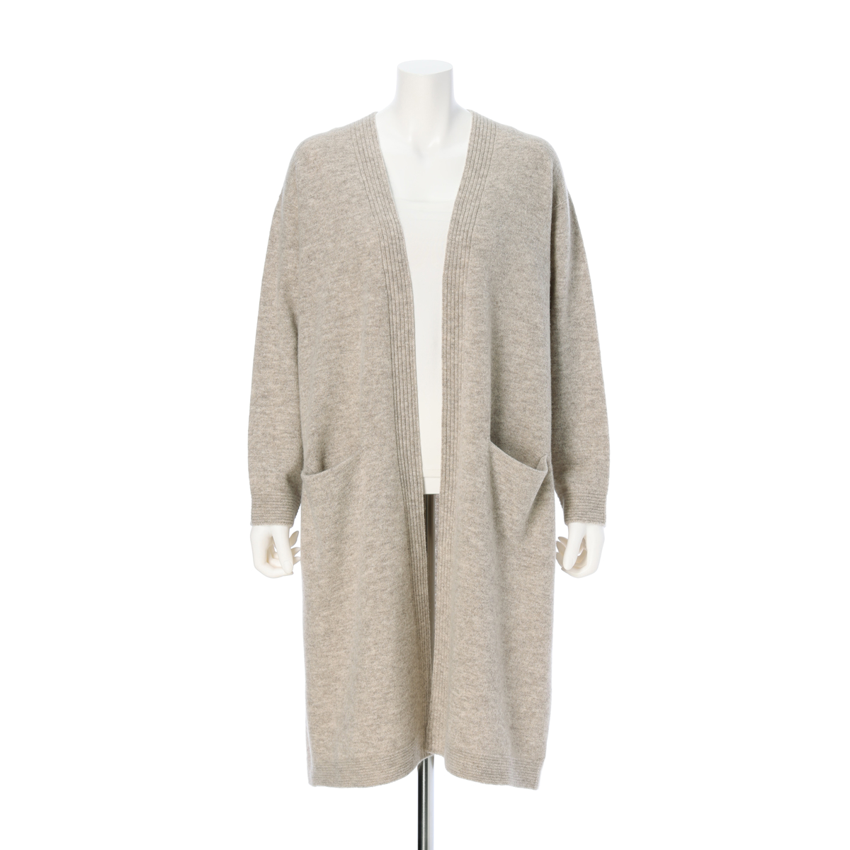 【GAUGE】タスマニアウール　ロングカーディガン