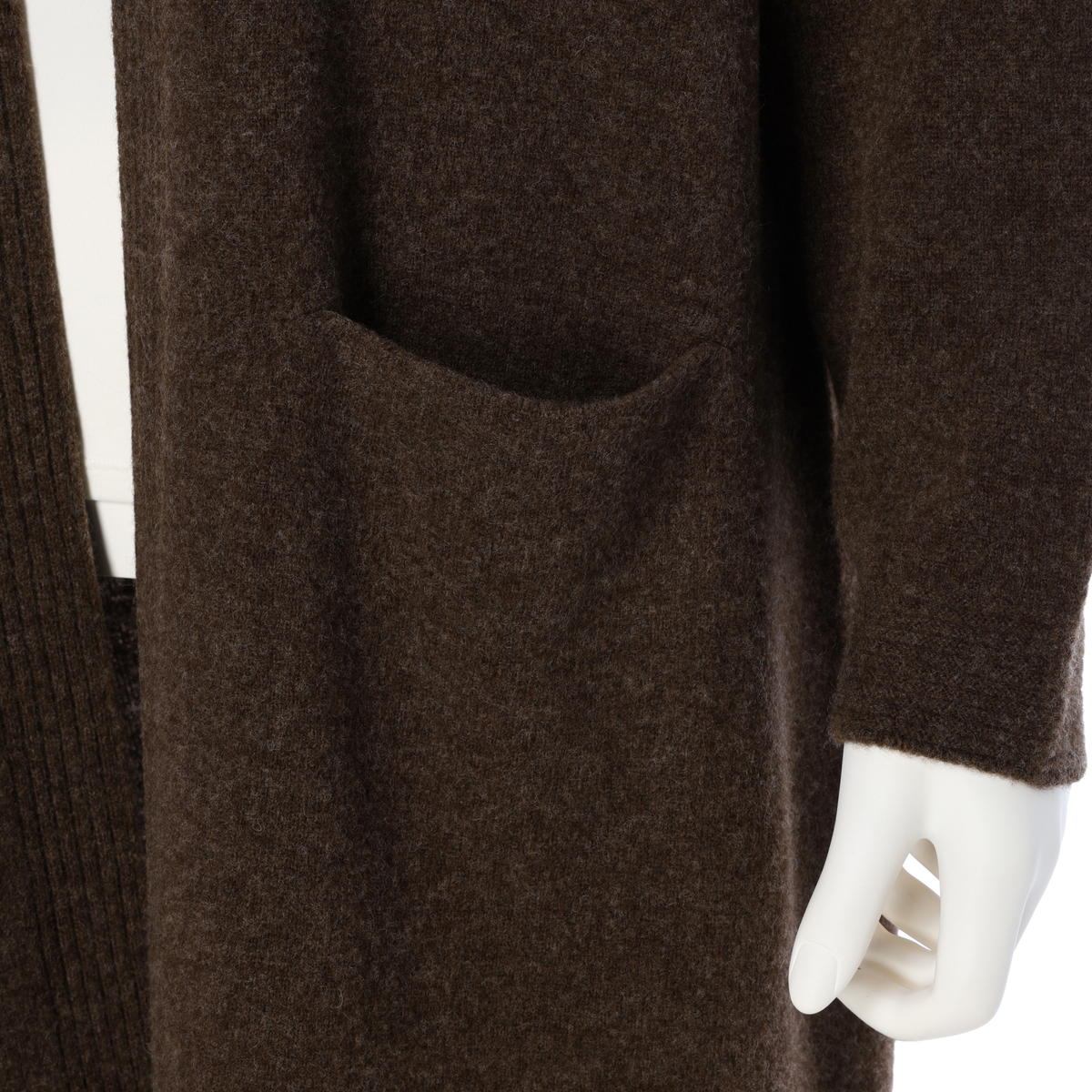 【GAUGE】タスマニアウール　ロングカーディガン