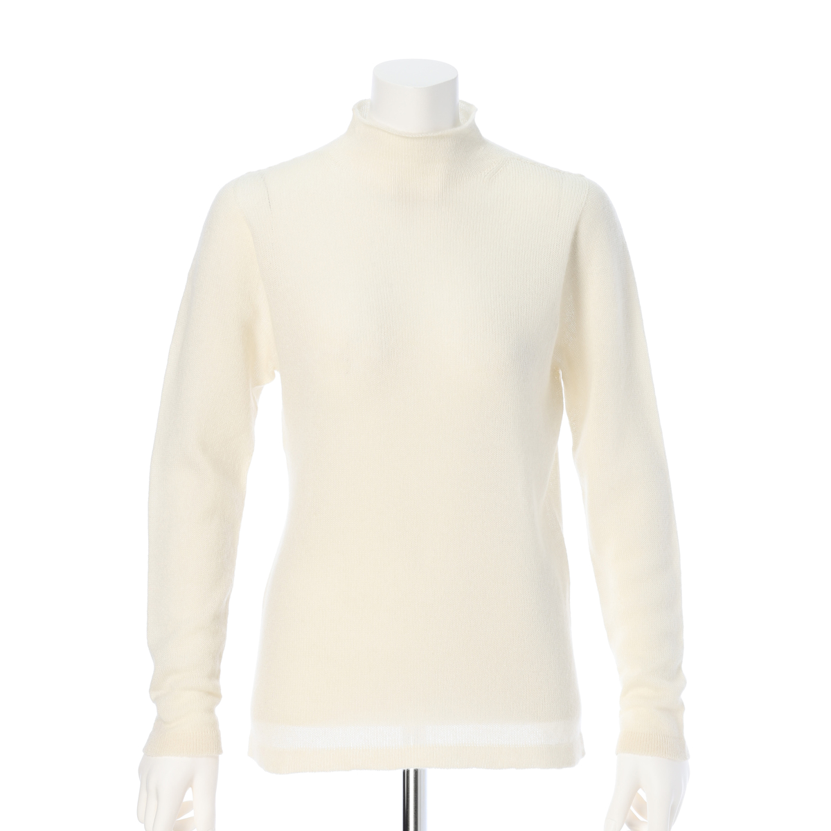 【GAUGE】カシミヤシルク　ハイネックプルオーバー