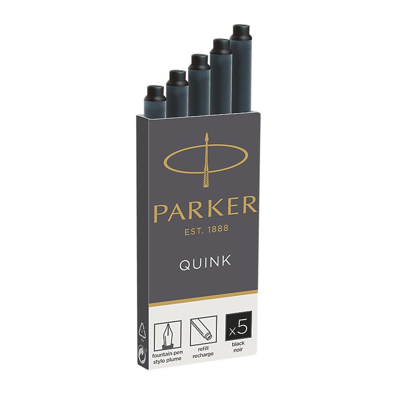 PARKER カートリッジインク 5本入りブラック 19 50382