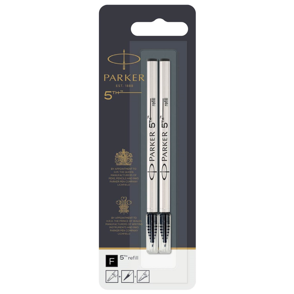 PARKER 5th替芯(2本入り) ブラック 2165358
