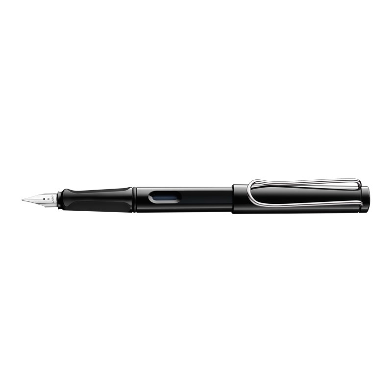 LAMY ラミー 万年筆 Safari Shiny Black L19BK-F