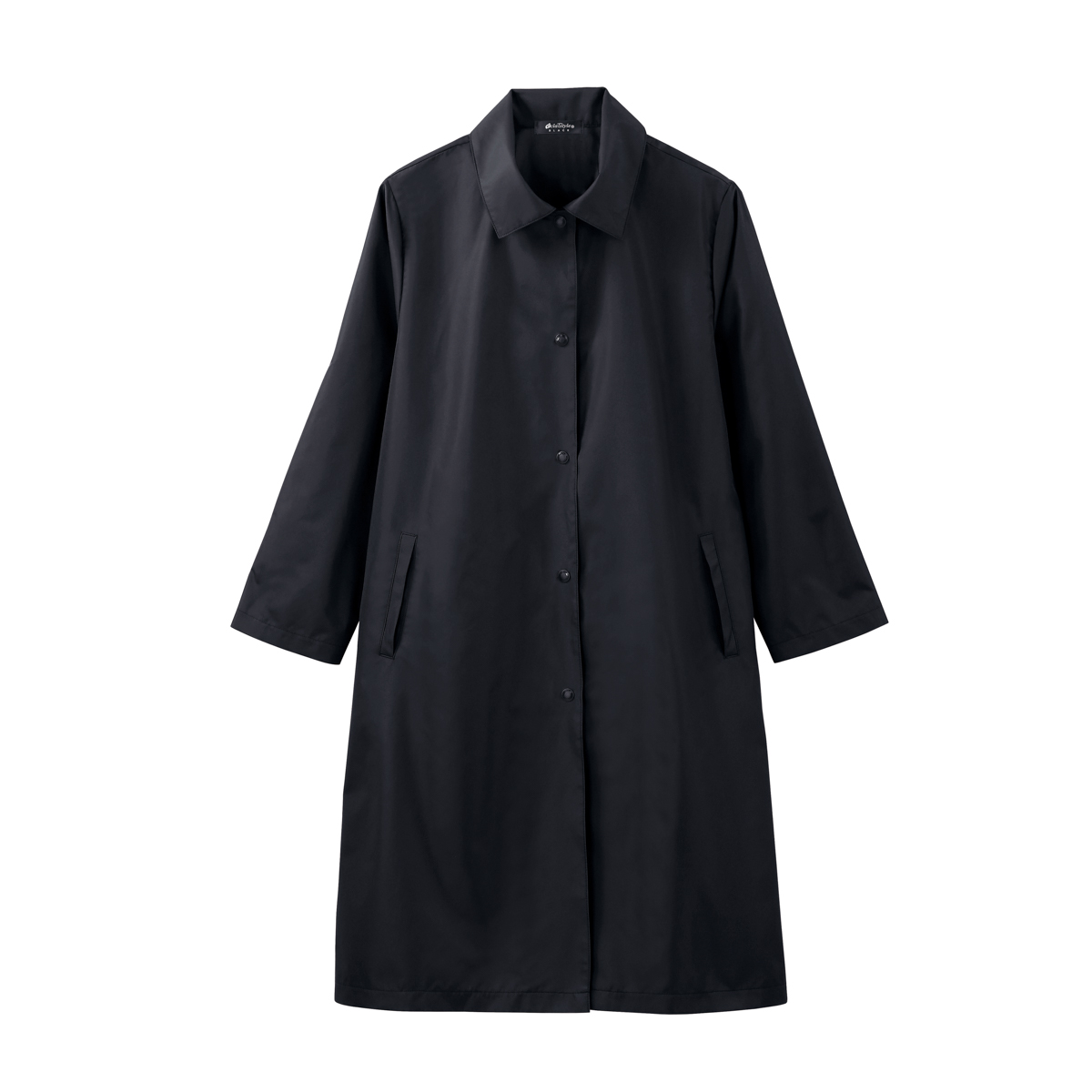 eclaT style BLACK 軽量フォーマルコート | かぜとゆき