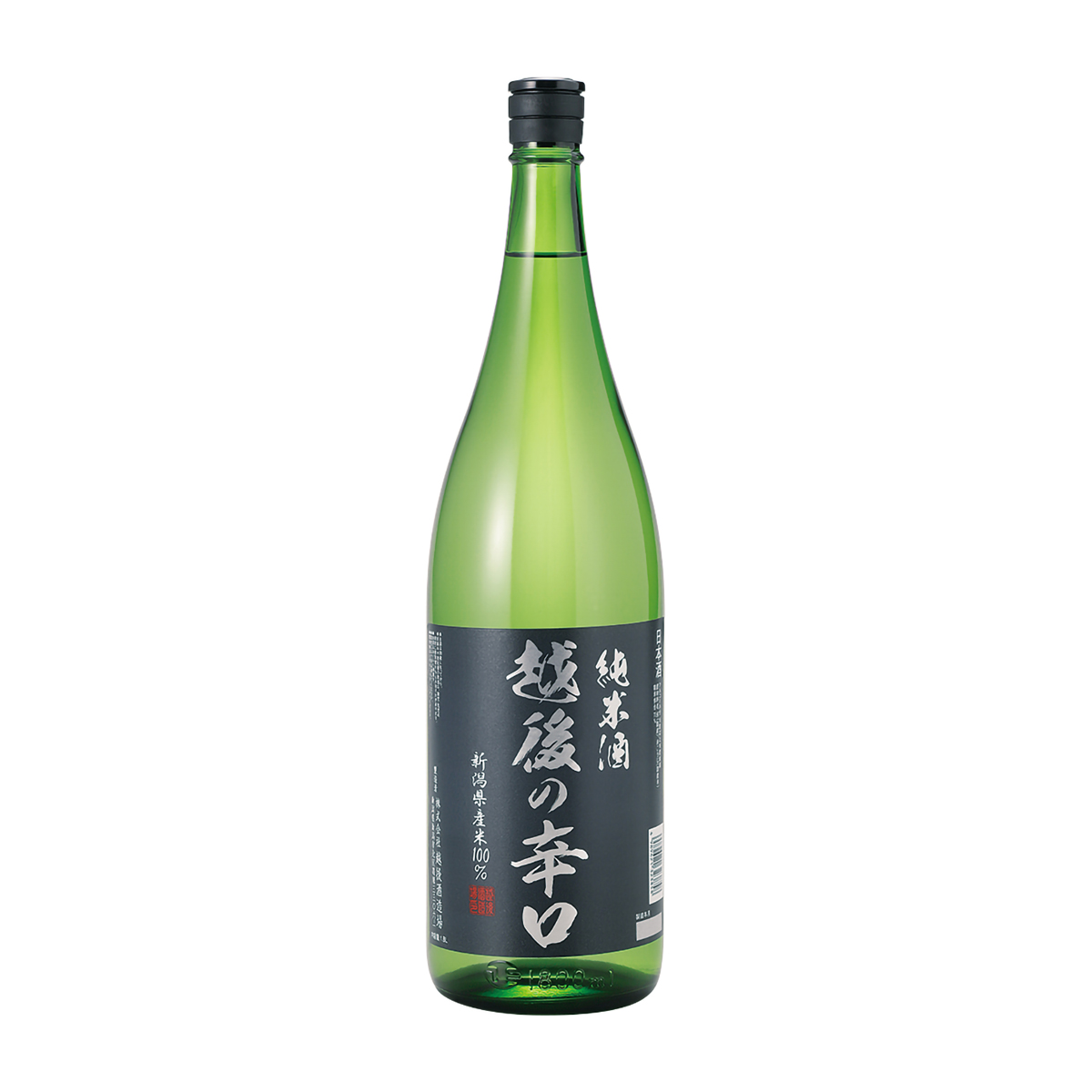 越後酒造場 越後の辛口純米酒 1800ml【日本酒 新潟県】 | かぜとゆき