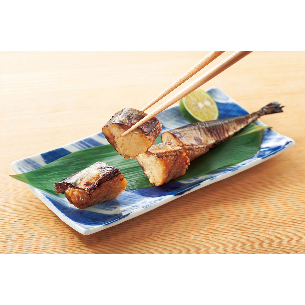 骨まで食べられる　焼きさんまめし(1尾)