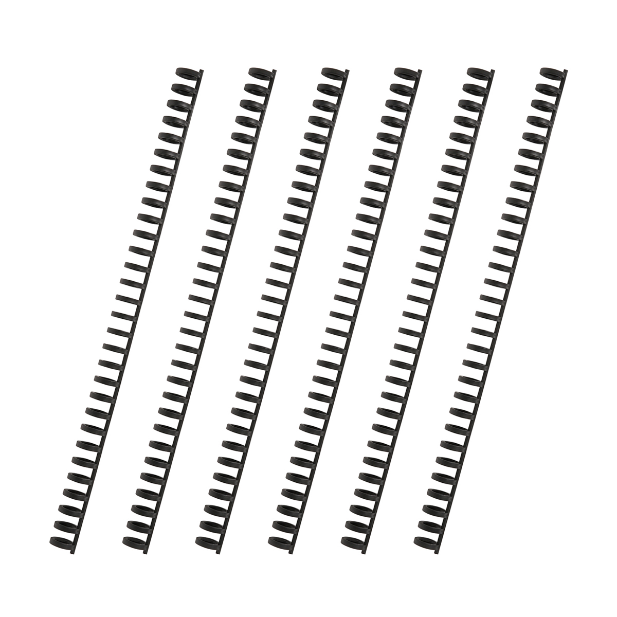 ルーズリング　１０mm　ブラック　６本入