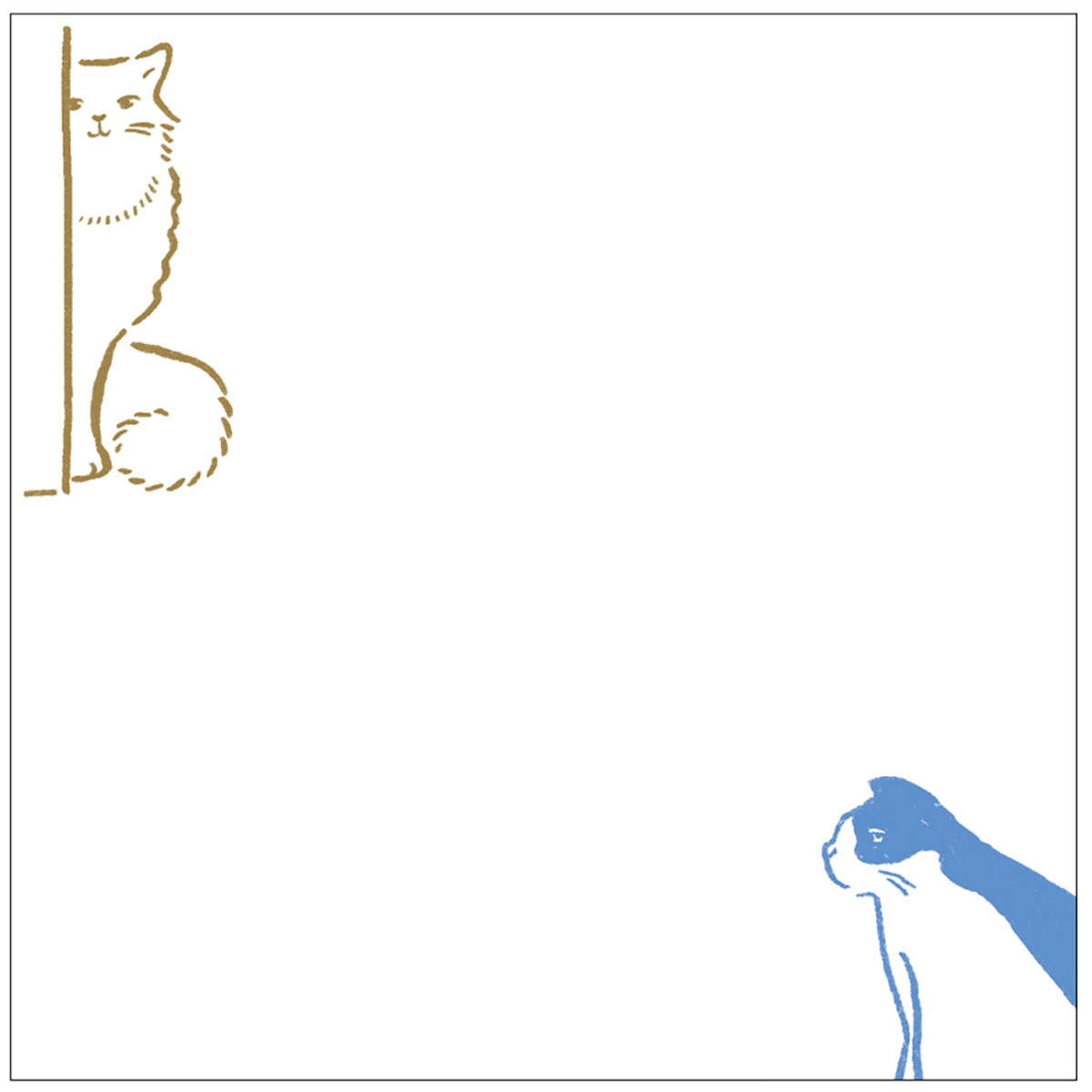 ネコの推し仕草メモ じーっと見つめるしぐさ