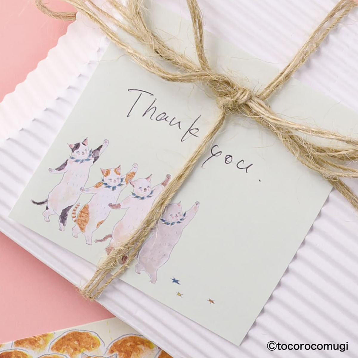 ヒサゴ　しっかり貼れるピタふせん　Ｍ（メモタイプ）／トコロコムギ　ごはん増量の舞　（２０枚入）