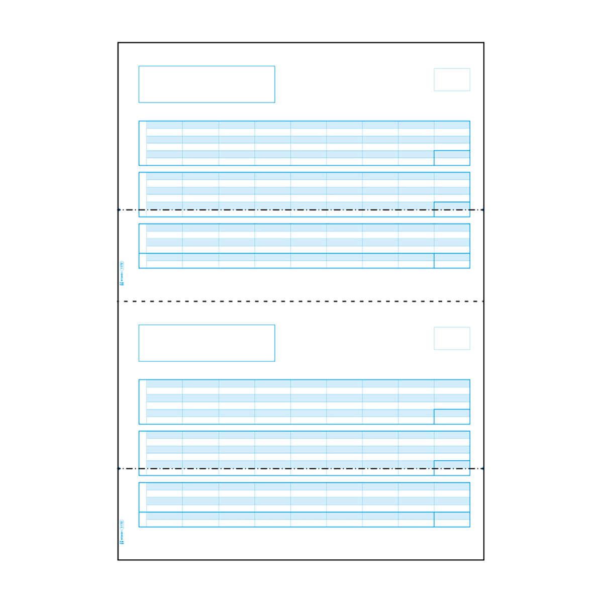 ヒサゴ　給与明細書　Ａ４タテ　２面　５００枚入