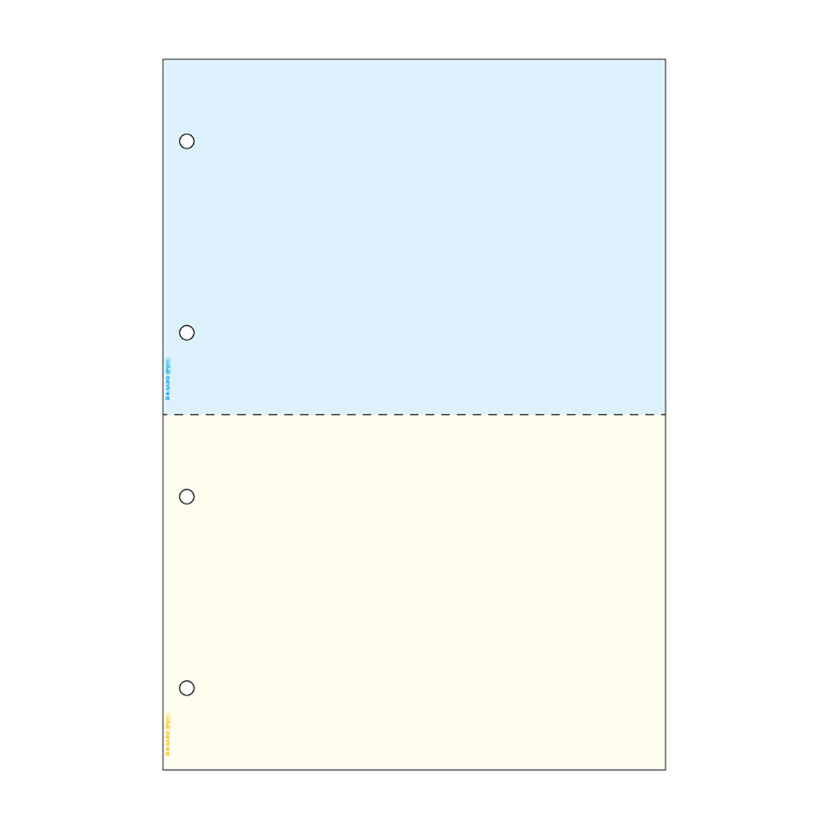 ヒサゴ　マルチプリンタ帳票　Ａ４　カラー　２面　４穴　２４００枚入