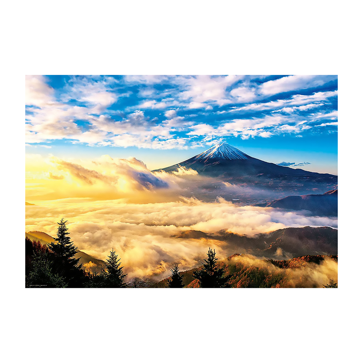 【ジグソーパズル】ビバリー　朝陽輝く金運富士