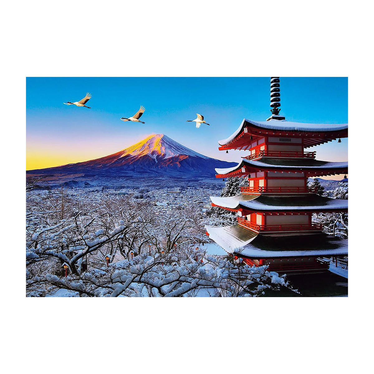 【ジグソーパズル】ビバリー　富士と鶴舞う浅間神社